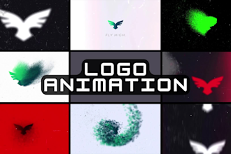 make 4k logo animation, youtube intro and outro