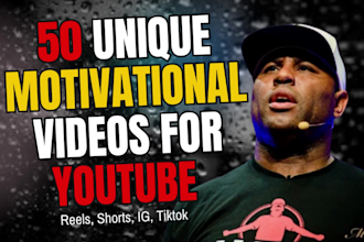 create motivational video for youtube channel