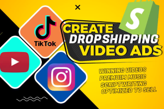 create amazon dropshipping product video ad