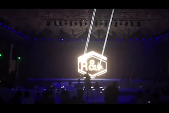 led wall vj loops billboard animation laser effects concert stage show design