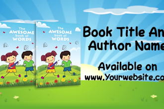 make children book trailer or kids book promo video