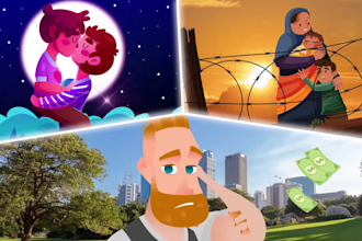 make custom animated explainer video or saas explainer video