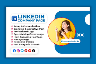 do linkedin business page, and company page