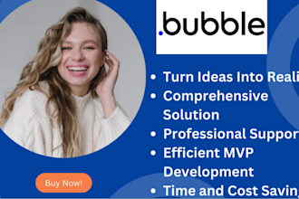 build your mvp saas ai powered app by bubble, n8n and apis