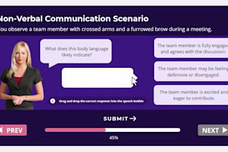 design a scorm, xapi compliant elearning course in articulate storyline