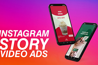 create  stunning instagram story video ad