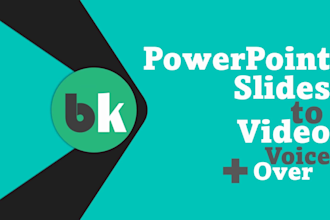 turn powerpoint slides to video with voiceover