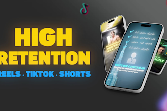 edit high retention reels and short form content