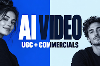 create realistic ai videos, ai video ads, ai commercials and ai ugc