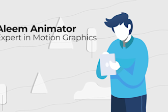 create custom 2d animated explainer video or sales video