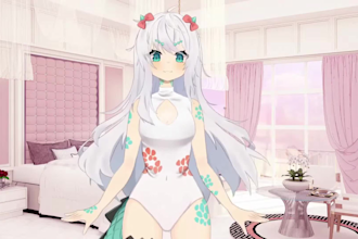 design and rig 2d vtuber model live2d vtuber rigging anime art avatar commission