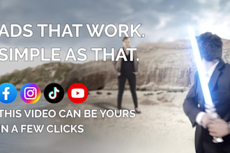 deliver this saber fight ad for tiktok reels and shorts now