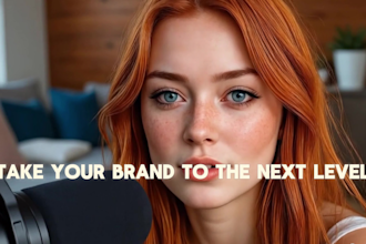 create a cinematic hyper realistic ai influencer with voice and video