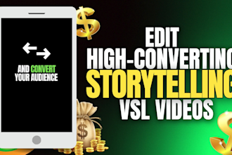 edit vsl video for reels, tiktok, shorts for high conversion