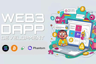 develop web3 dapp, smart contract, and blockchain solutions