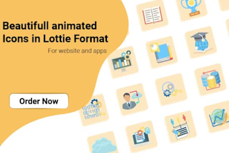 expertly craft lottie icon animations for your web and app