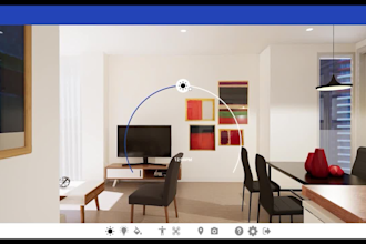 create hiperrealistic interactive projects VR renders videos