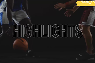 edit sports highlights videos of basketball and others
