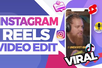 create engaging instagram reels, tik tok video editing
