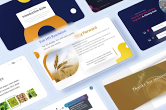 design professional powerpoint presentation and google slides