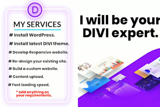 be your divi theme and divi builder expert