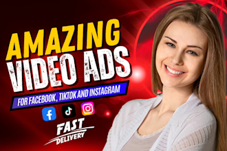 create tiktok video ads, instagram video ads, facebook ads, tiktok dropshipping