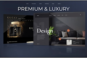 build a premium, luxury and modern wordpress website for you