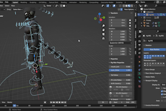 rig your 3d characters in blender