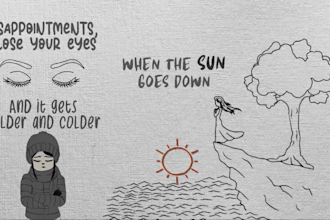 design a custom hand drawn lyric video with beat synced animation