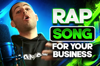 record a rap song for your business, podcast or youtube