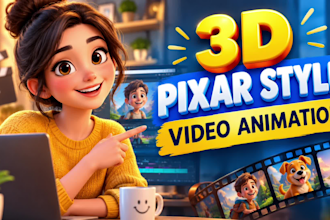 3d pixar style ai animation video ai animation videos
