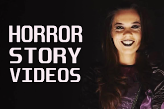 create horror story video and scary story video for youtube