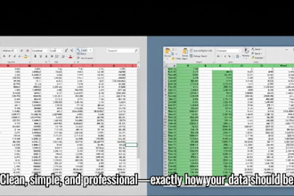 fix clean messy data into clean excel google sheets expense tracker spreadsheet