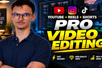 edit professional youtube videos and reels for you