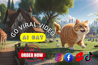 create adorable ai generated cat story videos that go viral