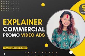 create promotional commercial or explainer marketing video ads