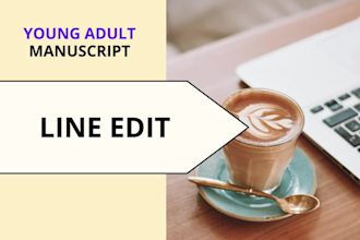 line edit your young adult or fiction manuscript