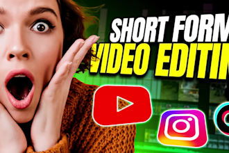 be engaging short form video editor, short video ads editing