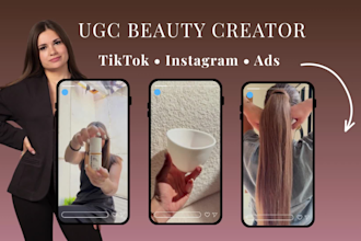 create ugc videos for beauty and skincare brands