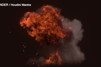 vfx, fire explosion, blood , compositing, muzzle flashes, smoke short film