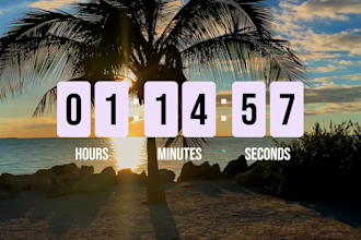 create countdown timer for intro videos or streams