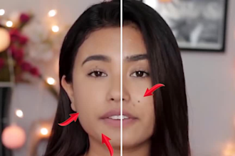 do professional video correction and retouching, face beauty, and digital makeup