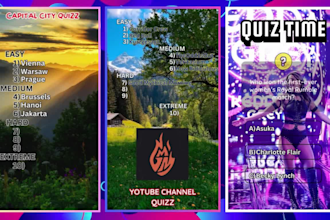 create short reels, trivia, quizzes, and riddles using canva