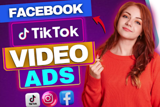 create tik tok video ads, tik tok ads and facebook video ads for dropshipping
