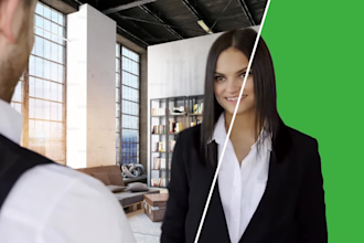 remove green background from video