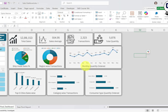 create reports and dashboards in excel