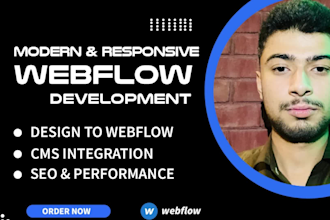 design, redesign, fix, and develop your webflow website