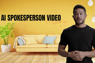 create professional ai spokesperson video in any language