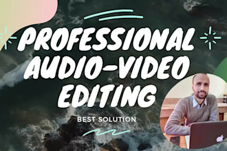 do high quality audio and video editing in a few hours