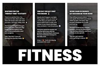 make fitness quotes short videos for youtube shorts, reels, tiktok with logo
